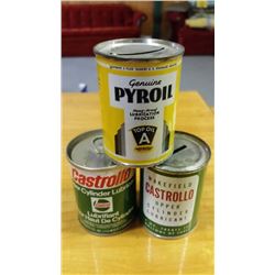 Castrollo Pyroil Tins