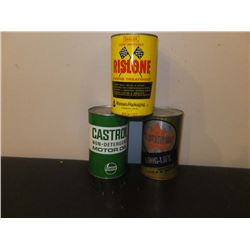 1 Quart Full Oil Tins