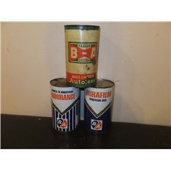 1 Quart Oil Tins