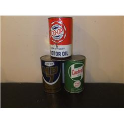 1 Quart Oil Tins