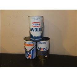 1 Quart  Oil Tins