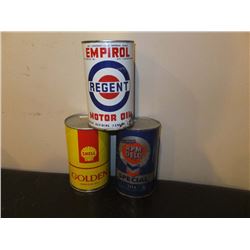 1 Quart Oil Tins