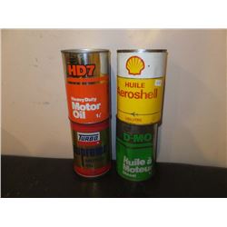 1 Litre Oil Tins