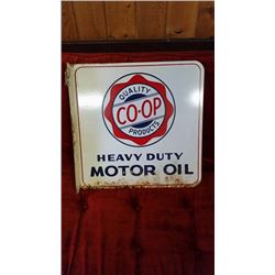 Co-op Motor Oil Sign