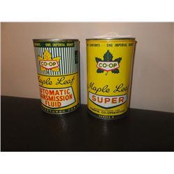 Maple Leaf Oil Tins