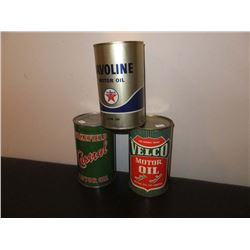 1 Quart Oil Tins