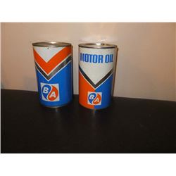 B/A Oil Tins