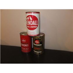 Kendalls Oil Tins