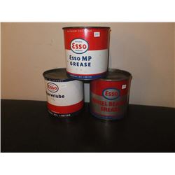Esso 5lb Grease Tins 3