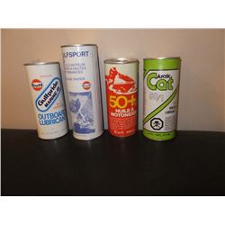 Snowmoble Oil Tins