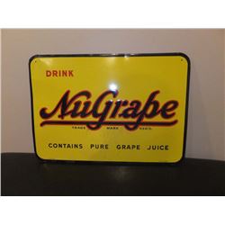 NuGrape Sign Tin
