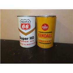 1 Quart Oil Tins