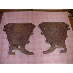 Cockshutt Cast Iron Drill Box Ends