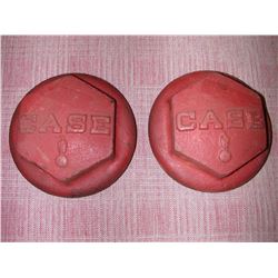 Case Cast Iron Tractor Hubcaps