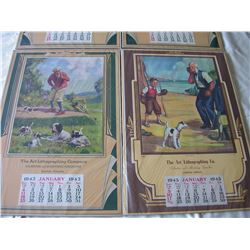 1942 London Ontario Art Litho. (3x)