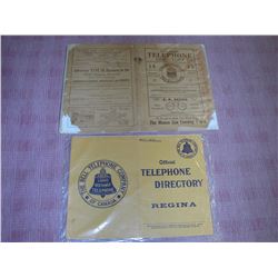 1923 Sask. Phonebook