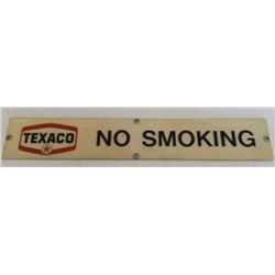 Texaco No Smoking Sign