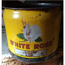 White Rose Pail