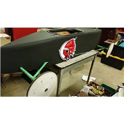 Red Indian Soap Box Derby Car
