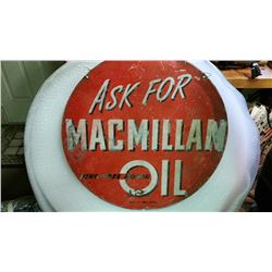 Macmillan Oil Sign
