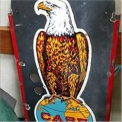 Porcelain CASE Eagle neon sign