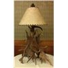 Image 1 : Fallow Deer Antler Table Lamp