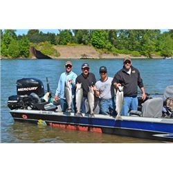 Toman's Outdoors: Guided Spring Chinook Fishing Trip for Two on the Willamette