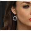 Image 1 : 14KT White Gold 1.74ctw Diamond Earrings