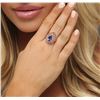 Image 2 : 14KT Rose Gold 2.39ct Tanzanite and Diamond Ring