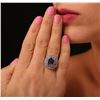Image 2 : 14KT White Gold 3.15ct Tanzanite and Diamond Ring