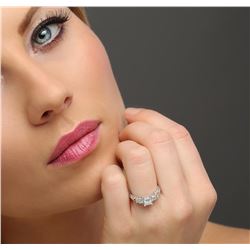 14KT White Gold 1.19ctw Diamond Ring