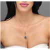 Image 2 : 14KT Rose Gold 0.76ctw Diamond Pendant With Chain