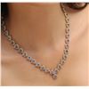 Image 2 : 14KT Yellow Gold 18.06ctw Tanzanite and Diamond Necklace