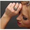 Image 1 : 10KT Yellow Gold Multi-Gemstone Ring