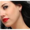 Image 2 : 14KT Yellow Gold 1.06ctw Ruby and Diamond Earrings