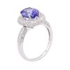 Image 8 : 14KT White Gold 2.51ct Tanzanite and Diamond Ring