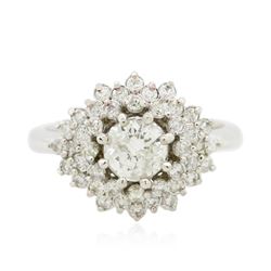 14KT White Gold 1.52ctw Diamond Ring