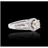 Image 2 : 18KT White Gold 2.13ctw Diamond Ring