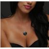 Image 2 : 14KT White Gold 0.62ctw Diamond Pendant With Chain