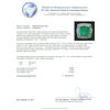 Image 8 : 14KT White Gold 11.78ct Emerald and Diamond Ring
