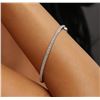 Image 2 : 14KT White Gold 1.32ctw Diamond Bangle Bracelet