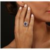 Image 8 : 14KT White Gold 2.70ct Tanzanite and Diamond Ring