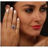 Image 8 : 14KT White Gold 2.25ct Tanzanite and Diamond Ring