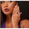 Image 2 : 14KT Two-Tone Gold 4.24ct Tanzanite and Diamond Ring