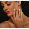 Image 8 : 14KT White Gold 2.13ct Tanzanite and Diamond Ring