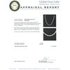 Image 8 : 18KT White Gold 7.61ctw Diamond Necklace