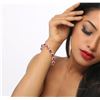 Image 2 : 14KT Yellow Gold 21.45ctw Ruby and Diamond Bracelet