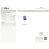 Image 8 : 14KT Yellow Gold 14.65ct GIA Certified Tanzanite and Diamond Ring