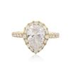 Image 1 : 14KT Yellow Gold 2.60ctw Diamond Ring