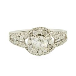 14KT White Gold 1.17ctw Diamond Ring